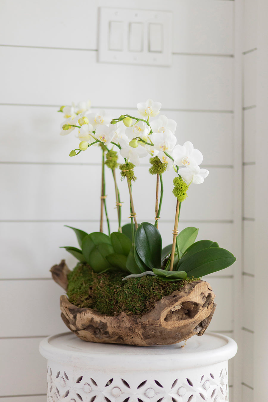 Coffee table wood log